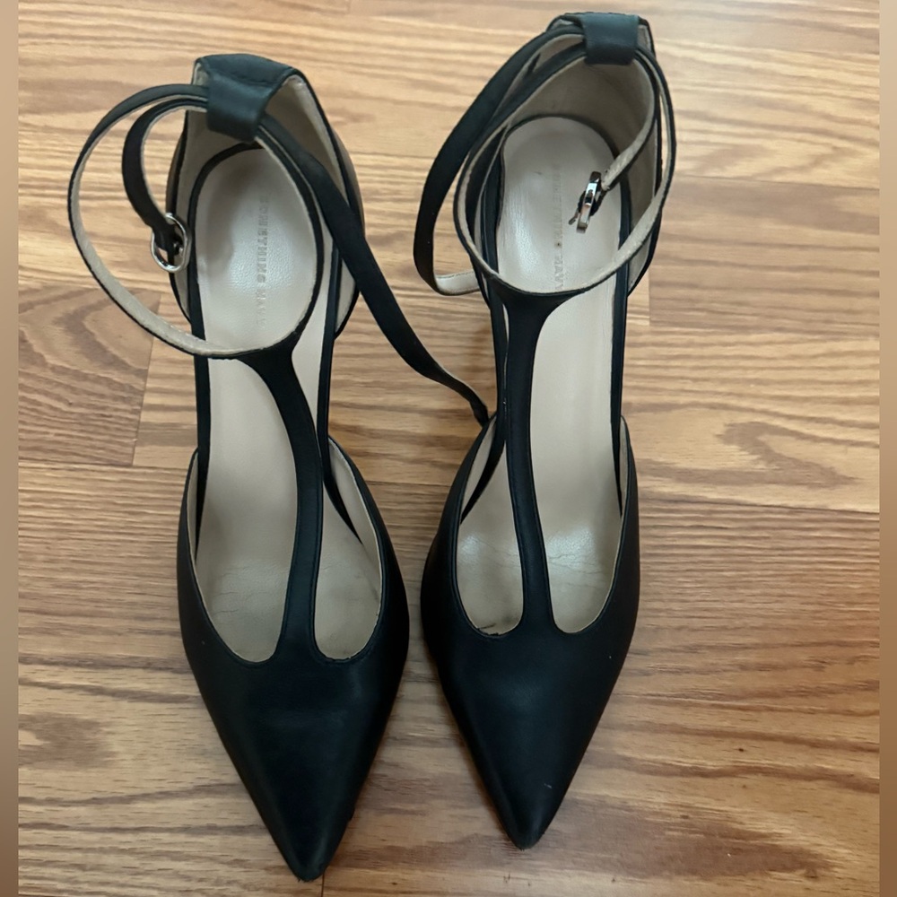 Something Navy Black Heels